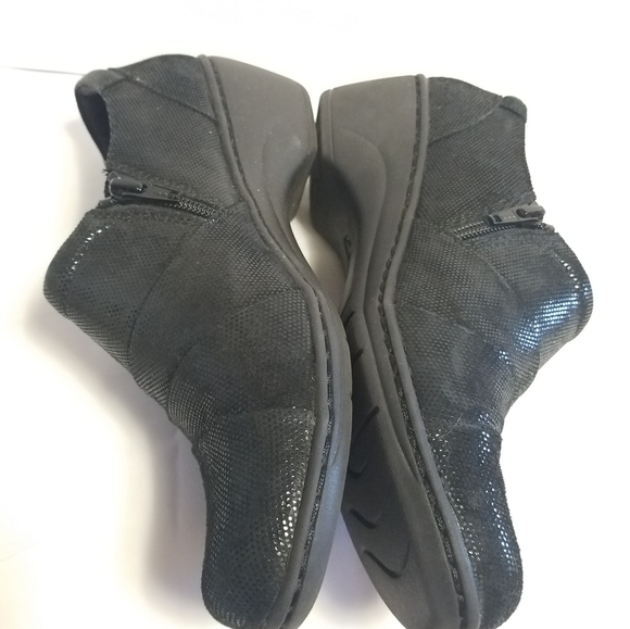 Clarks Womens Channing Kim Black Clog Shimmer Loafer. Sz 9 - Picture 4 of 10